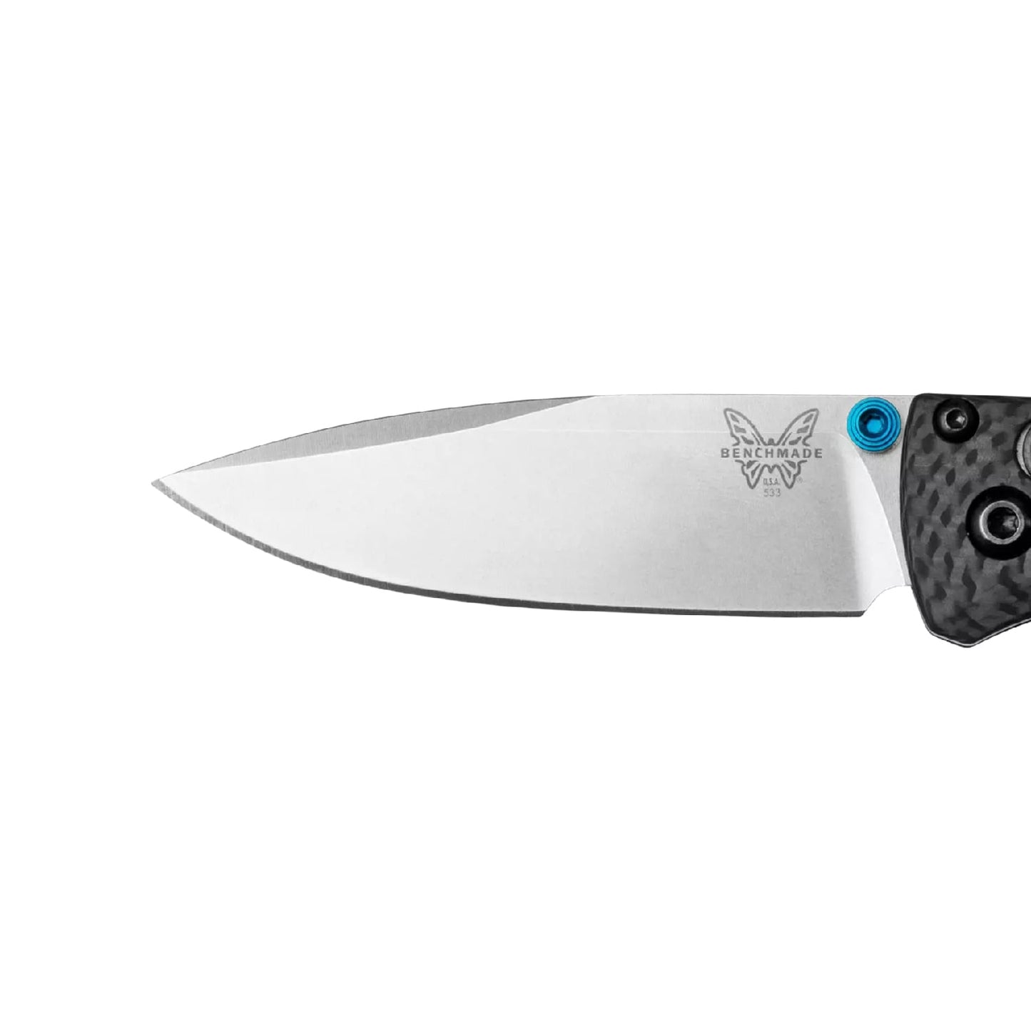 Nóż składany Benchmade Mini Bugout CPM-S90V - Black Carbon Fiber