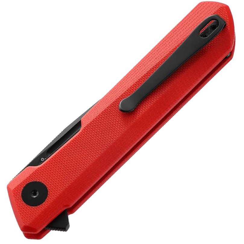 Nóż składany Bestechman Dundee Black Blade - Red
