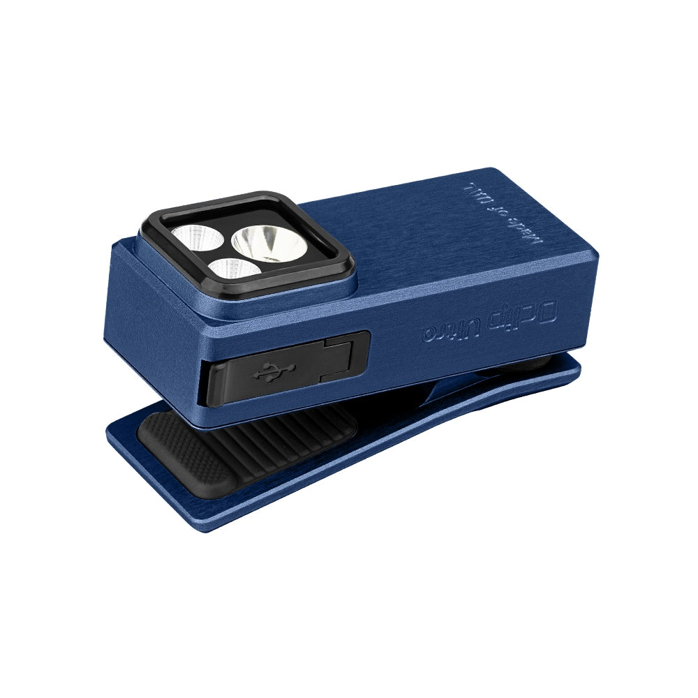 Latarka akumulatorowa Olight Oclip Ultra Navy Blue - 530 lumenów