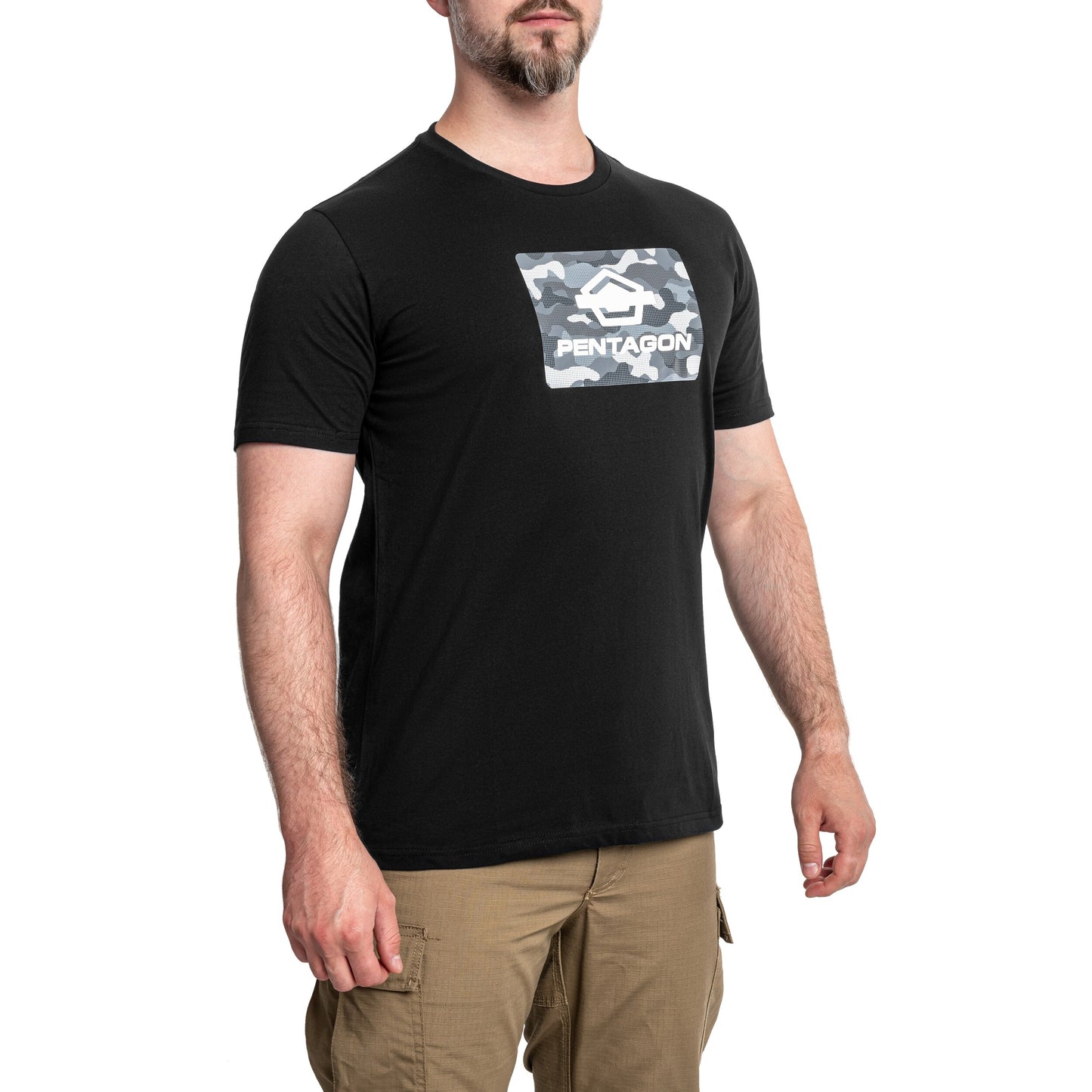 Koszulka T-Shirt Pentagon Ageron "Spot Camo" - Black