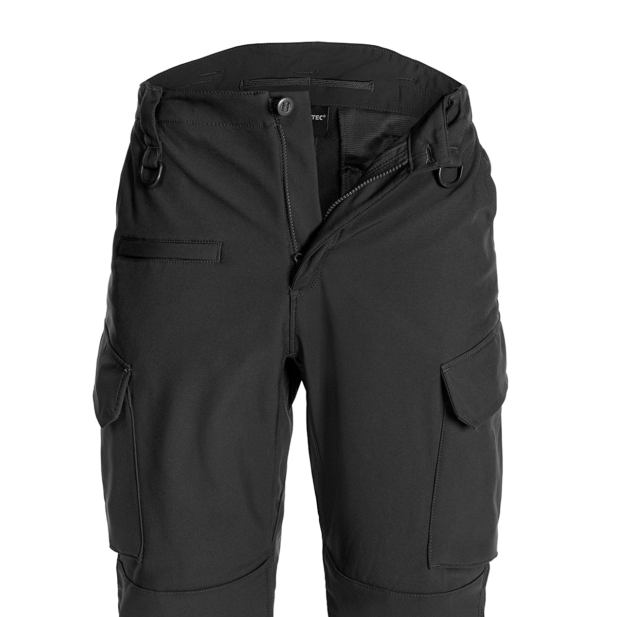 Spodnie ocieplane Mil-Tec Softshell Explorer wodoodporne - Black