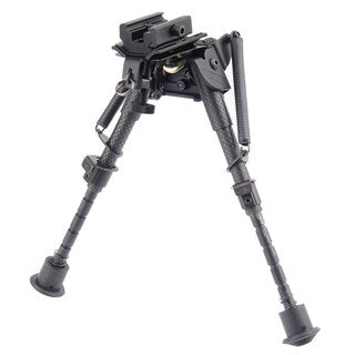 Dwójnóg składany Rokstad Harris/Picatinny 155-230 mm obrotowy - Black