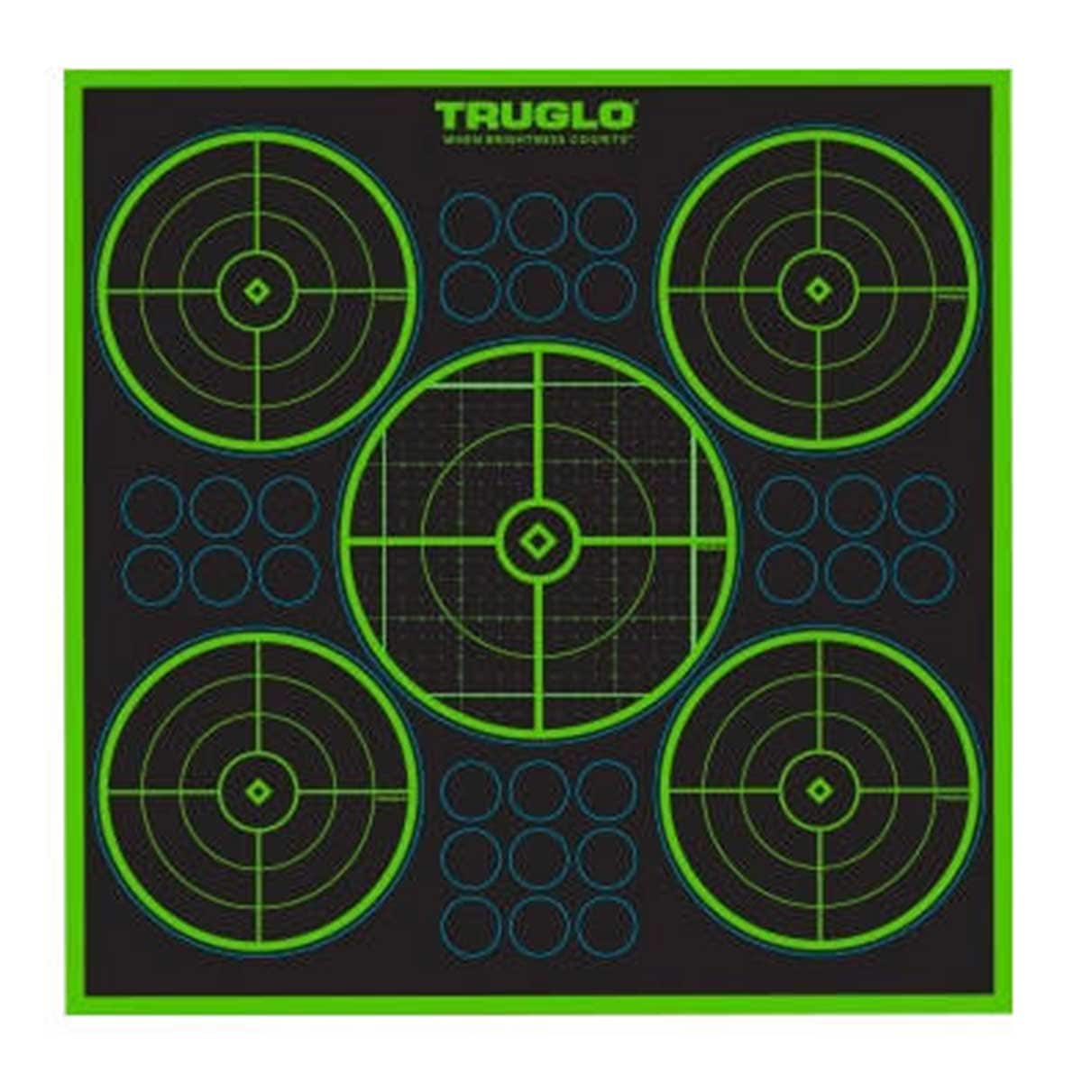Tarcze strzeleckie TruGlo TruSee 5-Bull samoprzylepne z zaklejkami - 6 szt.