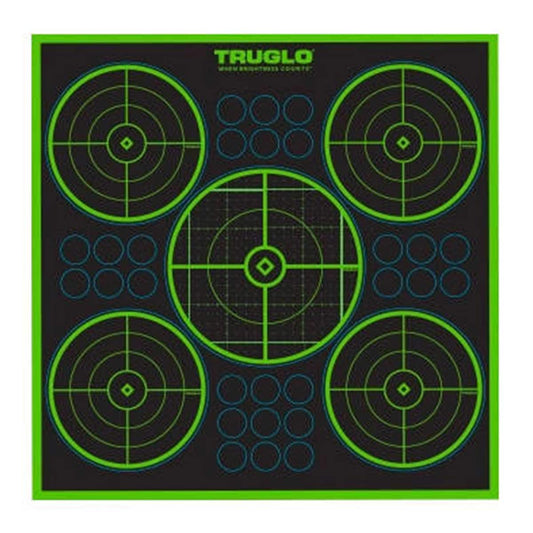 Tarcze strzeleckie TruGlo TruSee 5-Bull samoprzylepne z zaklejkami - 6 szt.