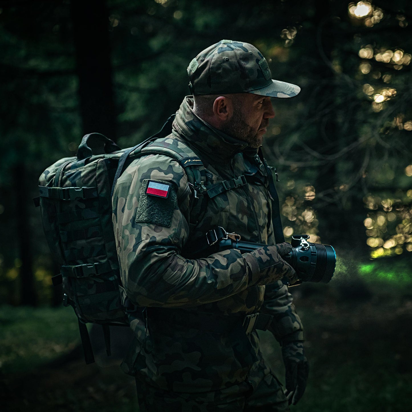 Kurtka Helikon Trooper StormStretch Softshell MK2 - wz.93 Pantera PL Woodland
