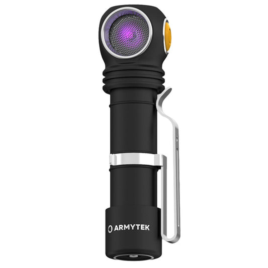 Latarka czołowa i kątowa Armytek Wizard C2 Wizard WUV Magnet USB White - 1100 lumenów