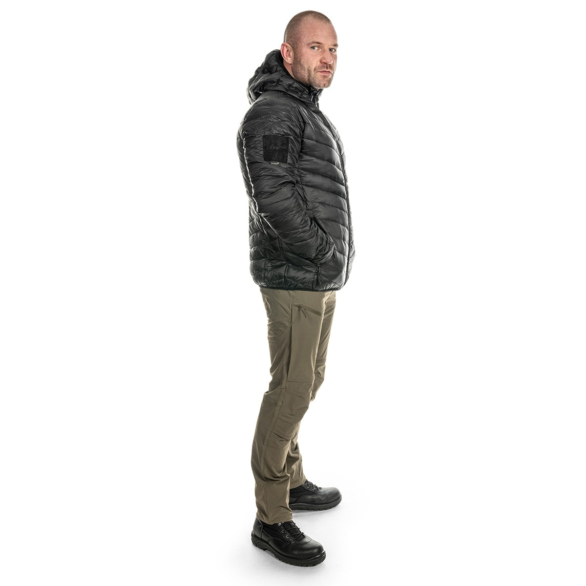 Kurtka puchowa dwustronna Texar Reverse - Black/Grey