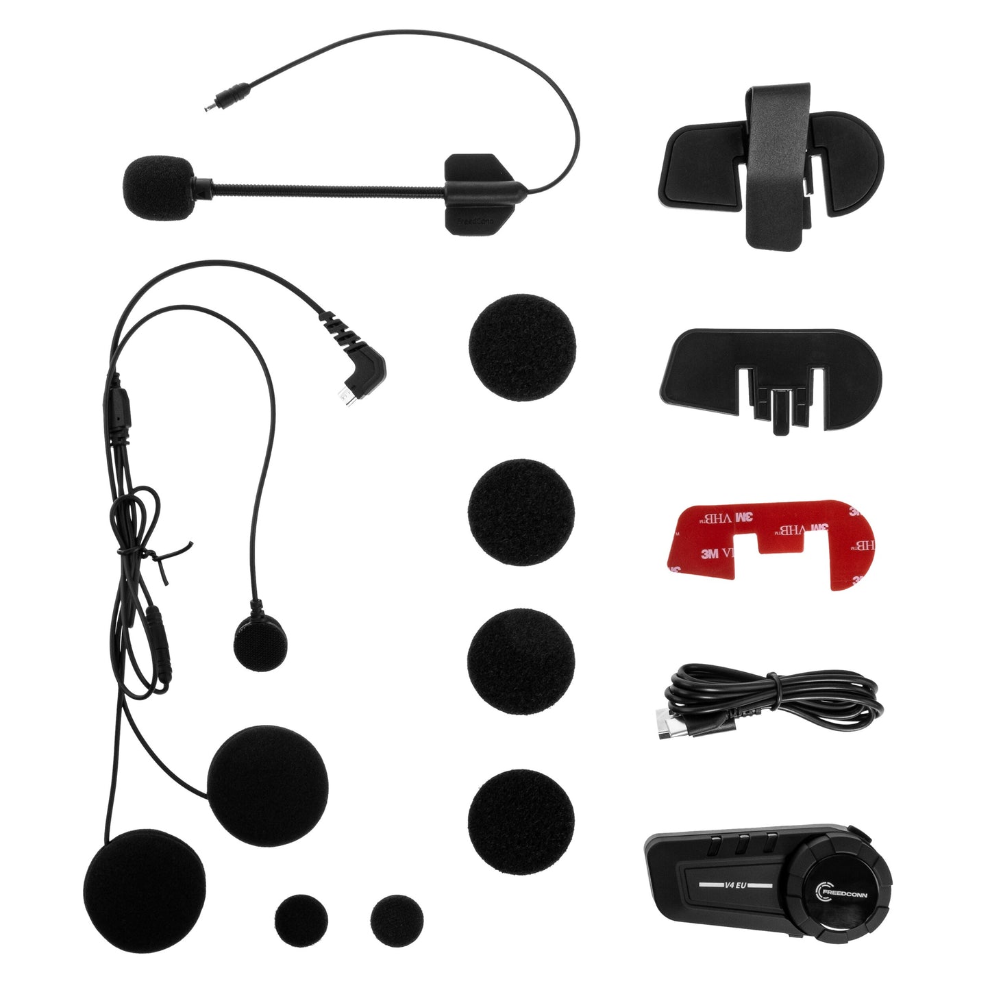 Interkom motocyklowy FreedConn KY-PRO V4 Single