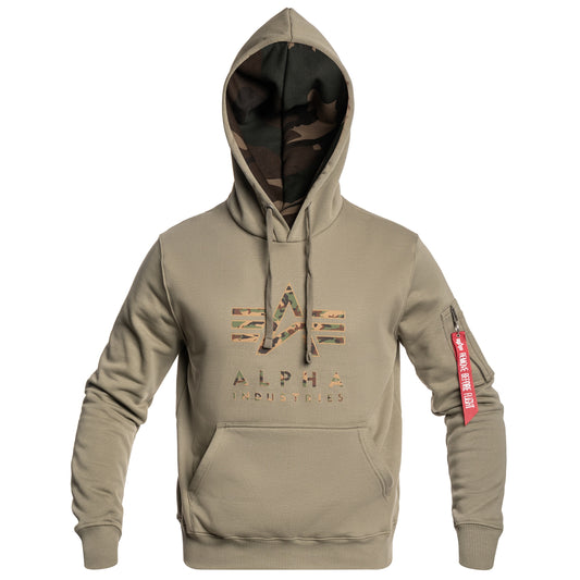 Bluza Alpha Industries Camo TPU Hoody - Olive