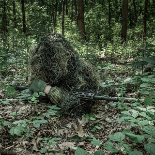 Strój maskujący MFH Ghilie Camo Parka Woodland