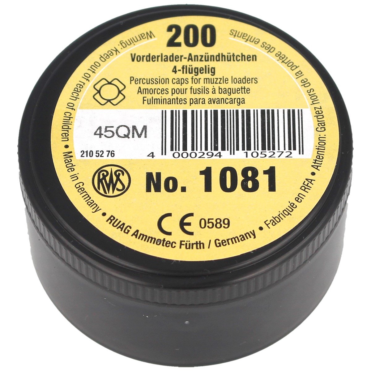 Kapiszony RWS No. 1081 Sharps 6 mm - 200 szt.