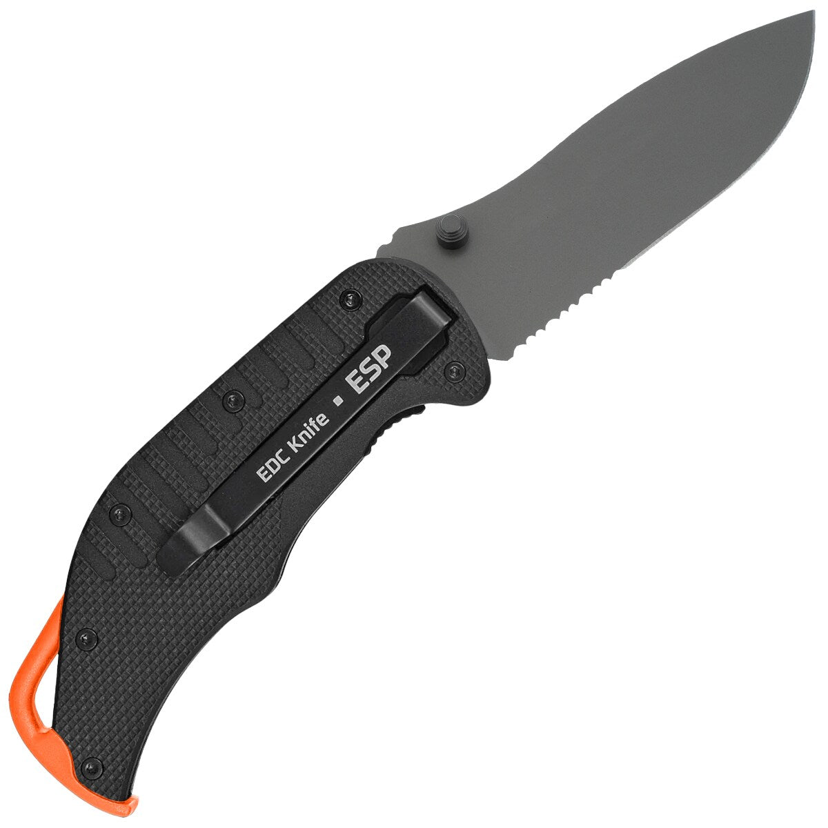 Nóż składany ESP EK-BO-01-S - Black/Orange