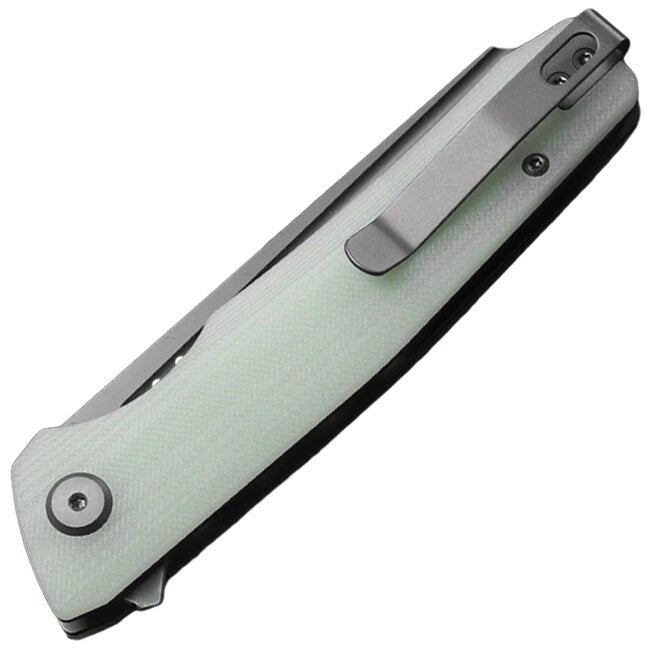 Nóż składany Bestech Knives Slyther - Grey Titanized, Transparent G10