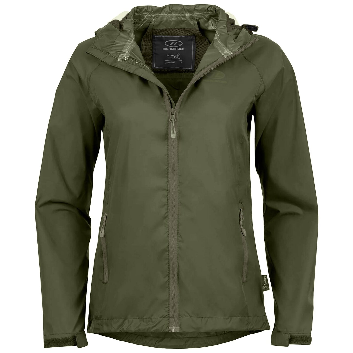 Kurtka damska Highlander Outdoor Stow & Go Pack Away - Olive Green