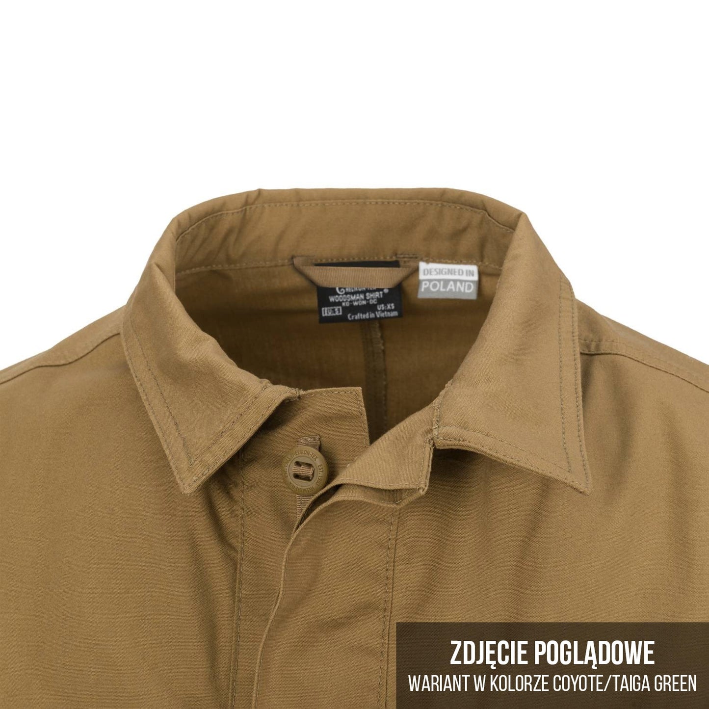 Koszula Helikon Woodsman - Taiga Green/Black