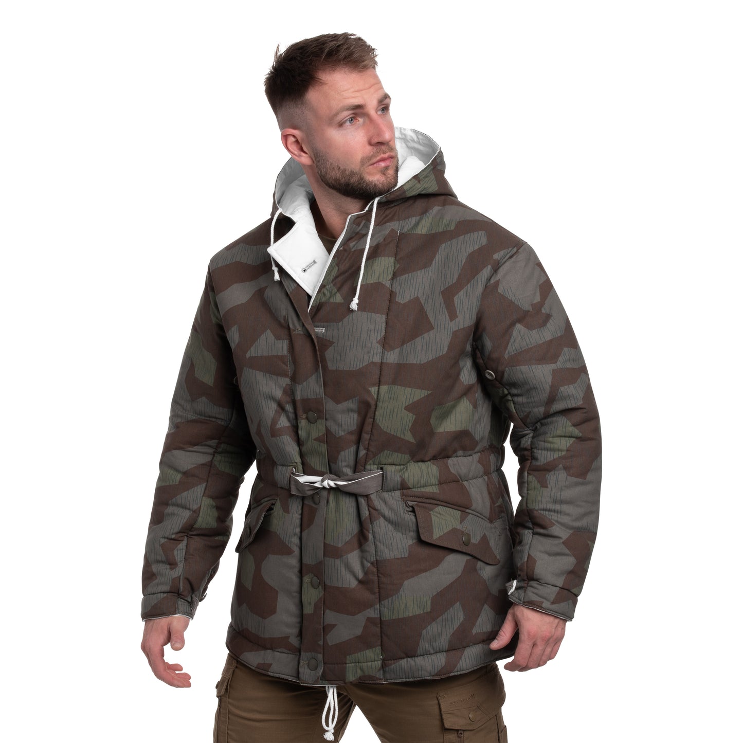 Kurtka dwustronna Mil-Tec WWII - Splinter/White