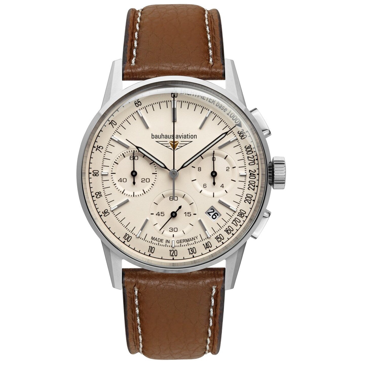 Zegarek Bauhaus Aviation G38 Quartz 23765 - Beige