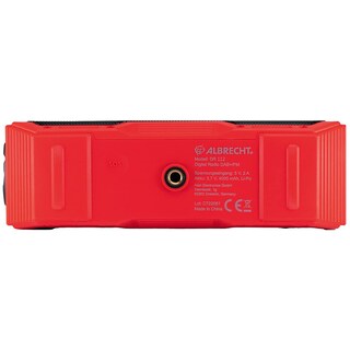 Radio alarmowe Powerbank Albrecht DR 112 FM/DAB+/BT