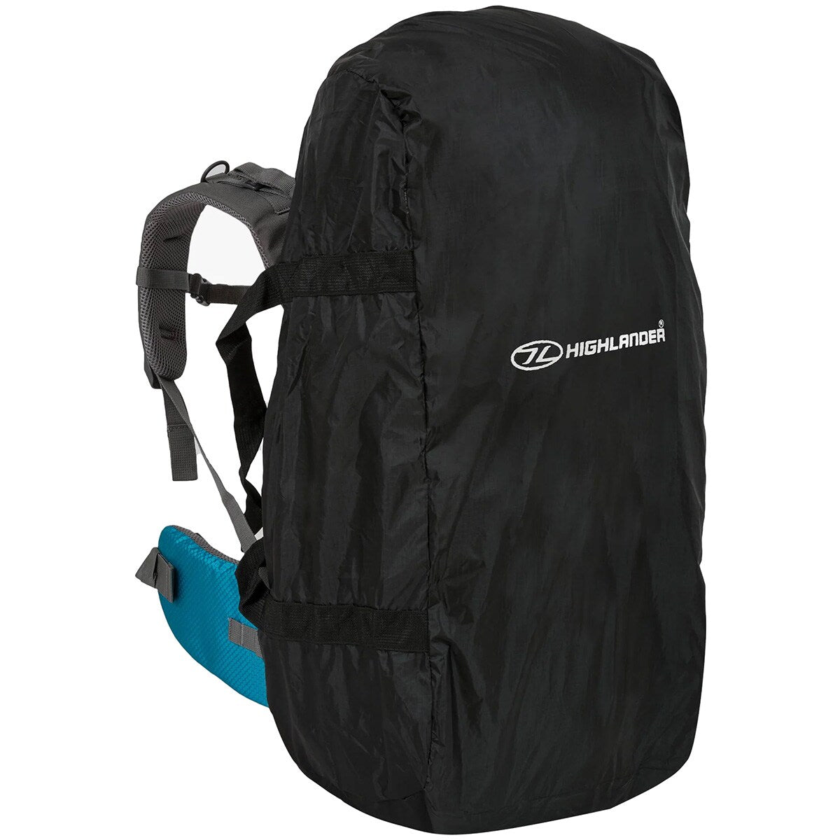 Pokrowiec na plecak Highlander Outdoor Medium Combo Rain Cover 50-70 l - Black