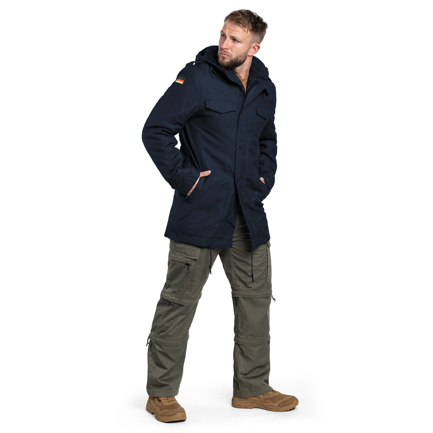 Kurtka Brandit BW Parka Flag - Navy