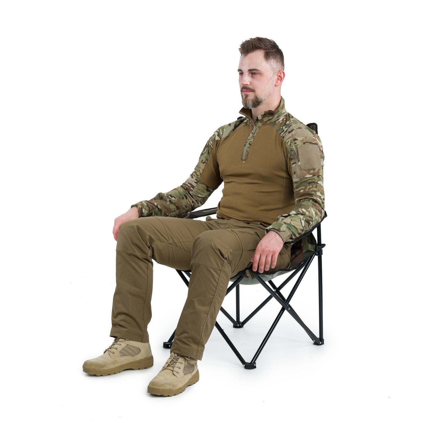 Krzesło składane turystyczne Mil-Tec Relax - Woodland