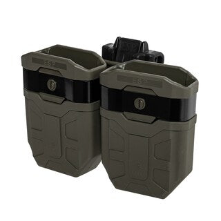 Podwójna ładownica obrotowa ESP z montażem UBC-08 na magazynki AK - Olive Drab