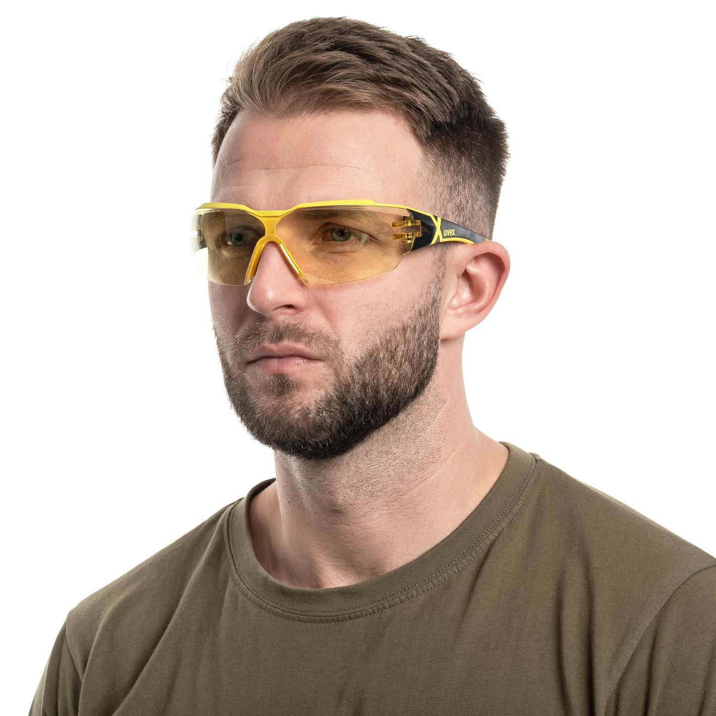 Okulary ochronne Uvex Pheos CX2 - Żółte