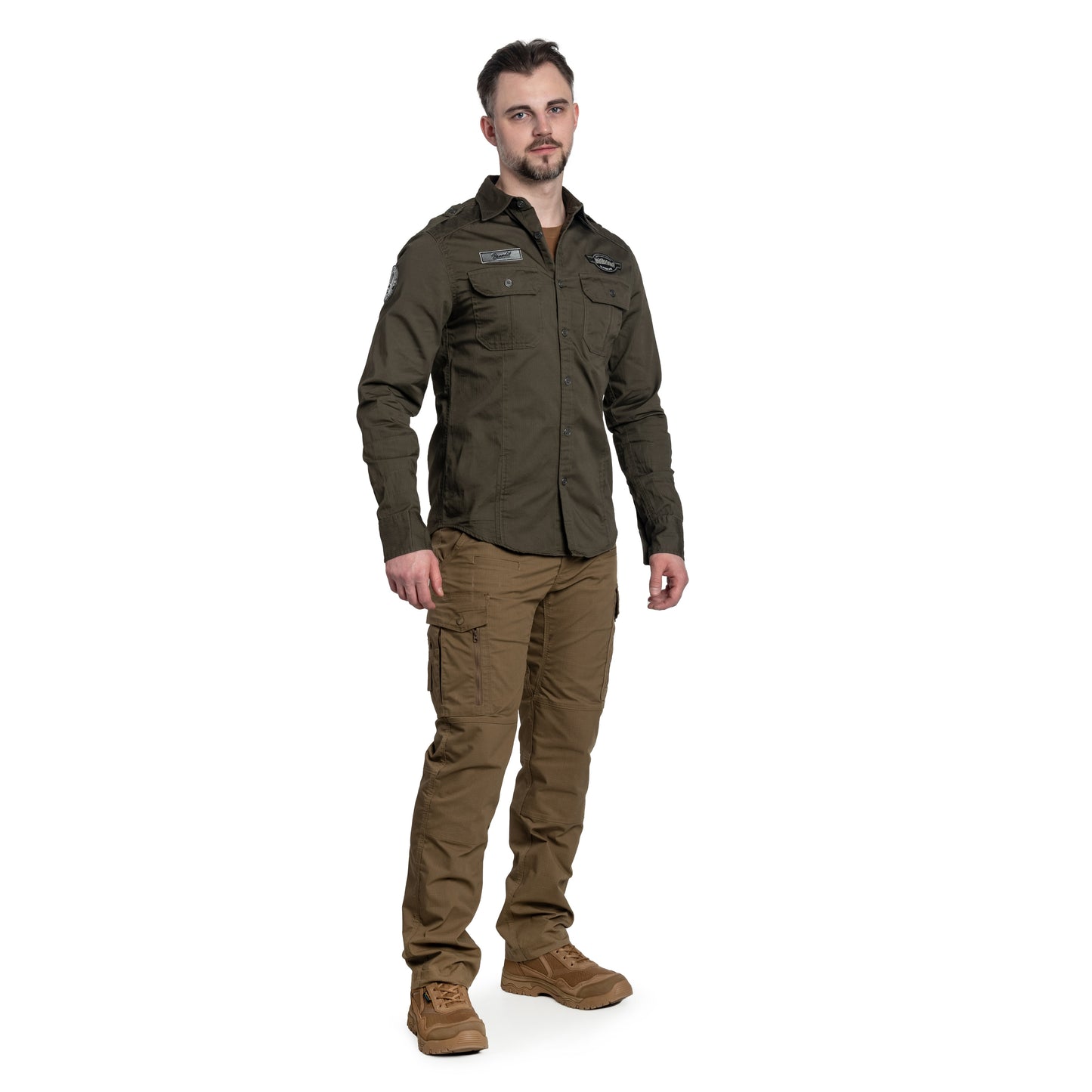 Koszula Brandit Luis Vintage Shirt - Olive