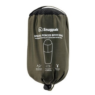 Pokrowiec na śpiwór Snugpak Special Forces Centre Zip Bivvi - Olive