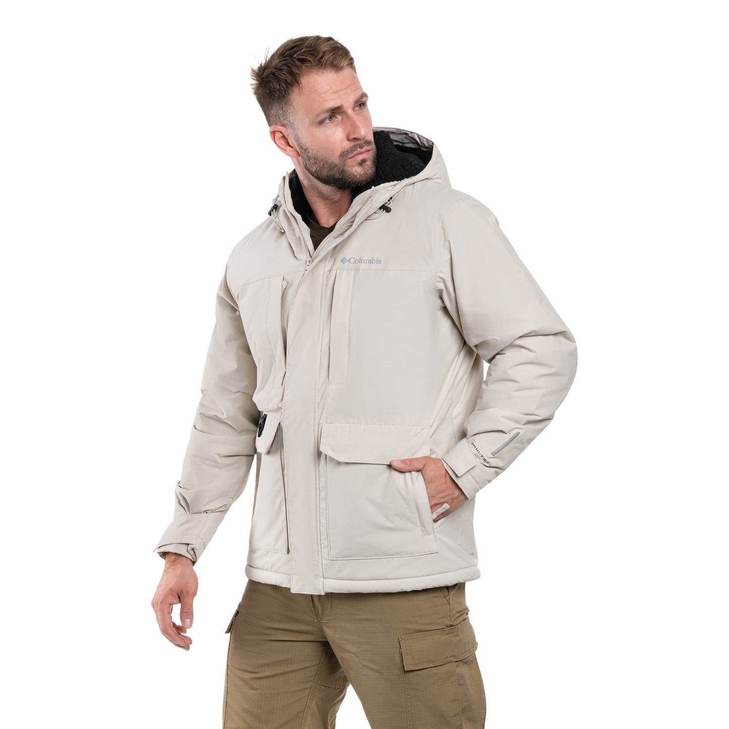 Kurtka Columbia Landroamer Sherpa Lined Waterproof Hooded - Dark Stone
