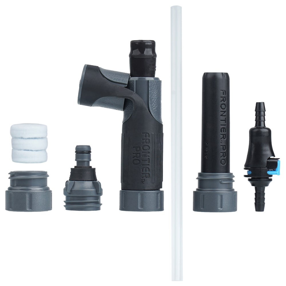 Filtr do wody Aquamira Frontier Pro Ultralight GRN Line - Szary / Czarny