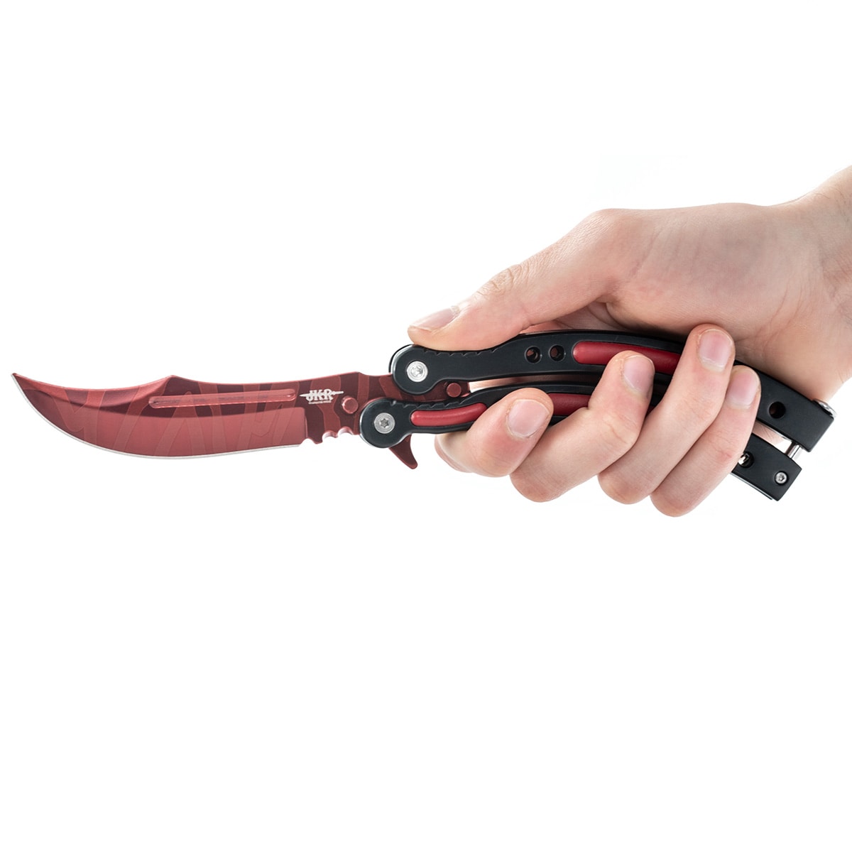 Nóż składany motylek Joker CS:GO Black / Red