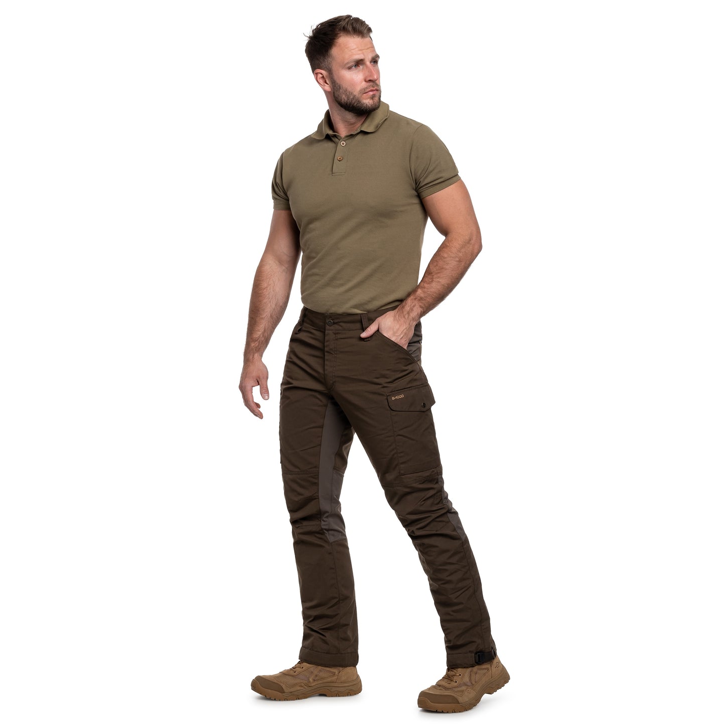 Spodnie Fjallraven Kaipak - Dark Olive