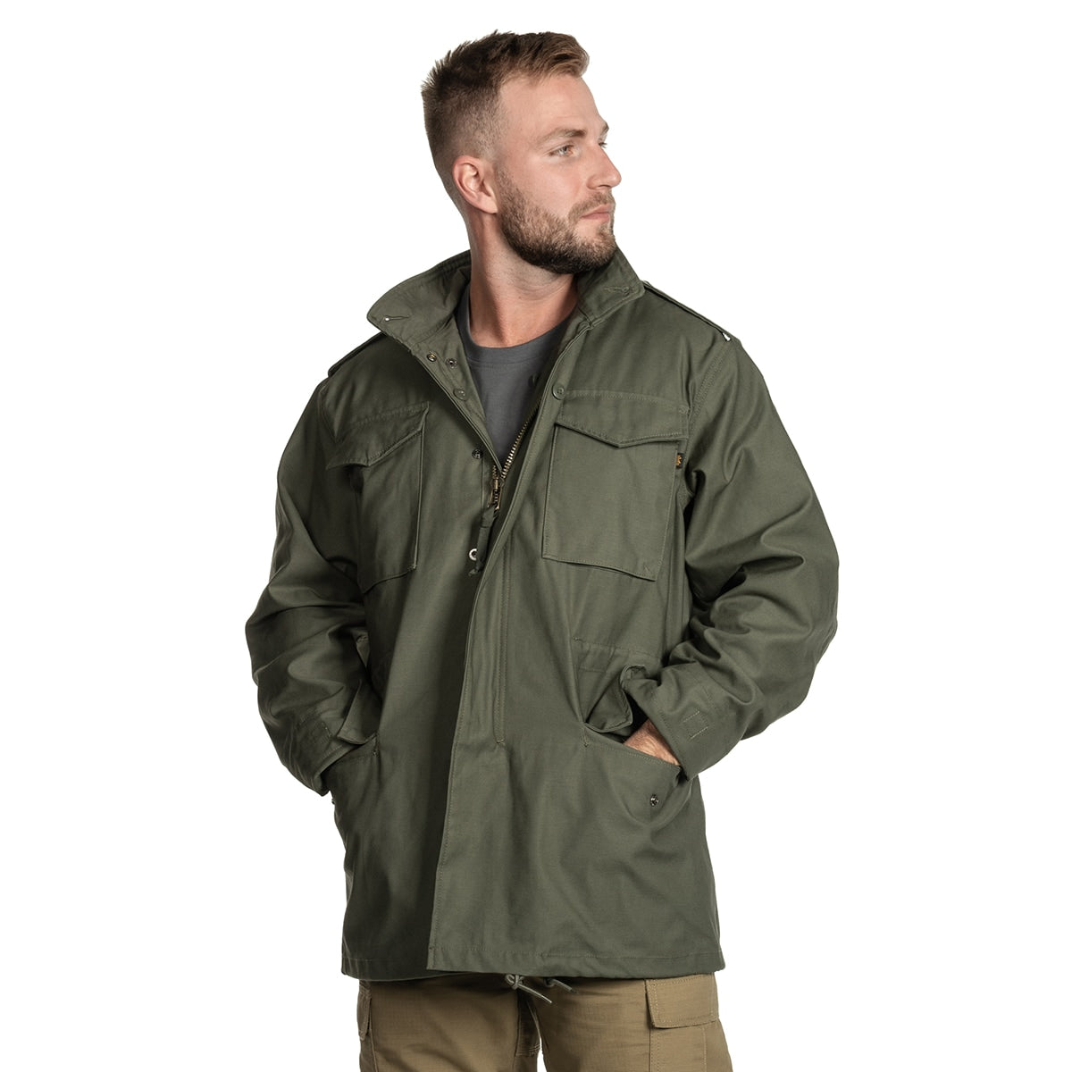 Kurtka Alpha Industries M-65 - Olive Green