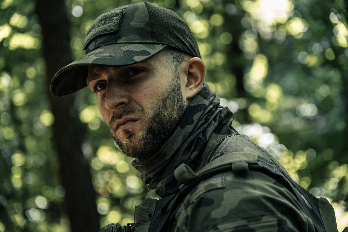 Chusta wielofunkcyjna Mil-Tec - wz.93 Pantera PL Woodland