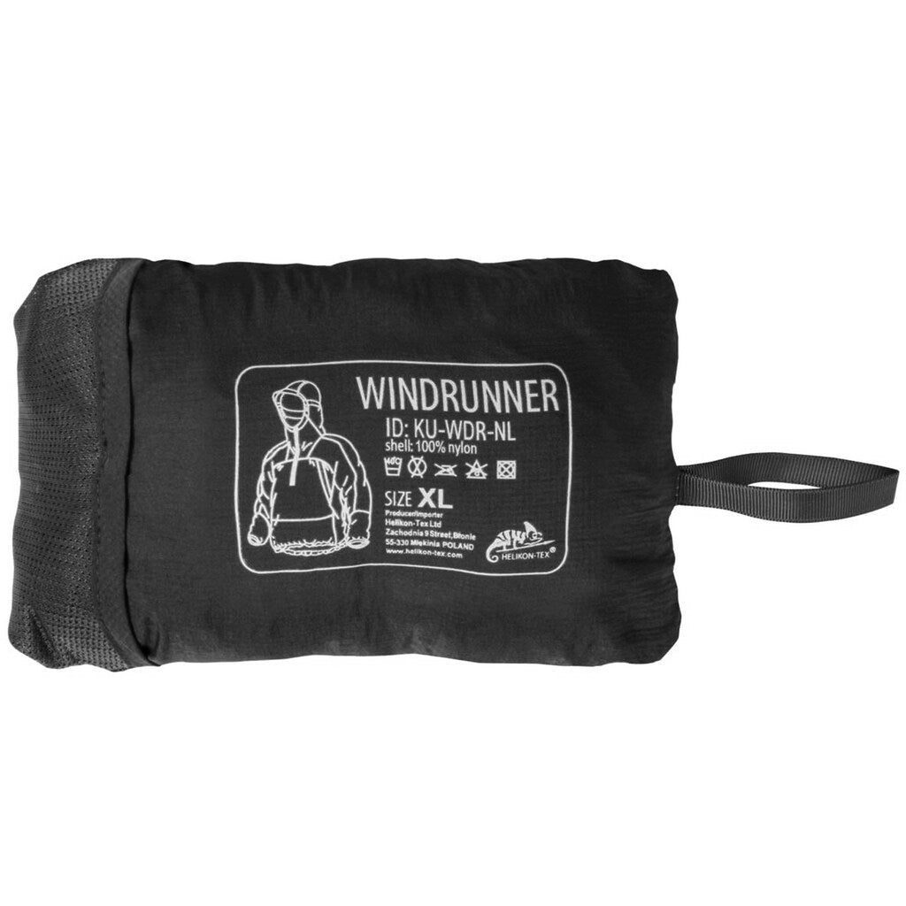 Kurtka Helikon Windrunner Windshirt WindPack - Black