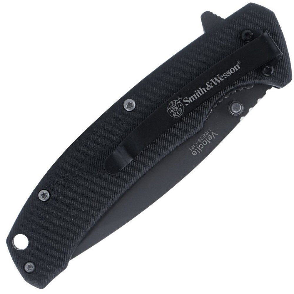 Nóż składany Smith&Wesson Velocite Spring Assist - Black