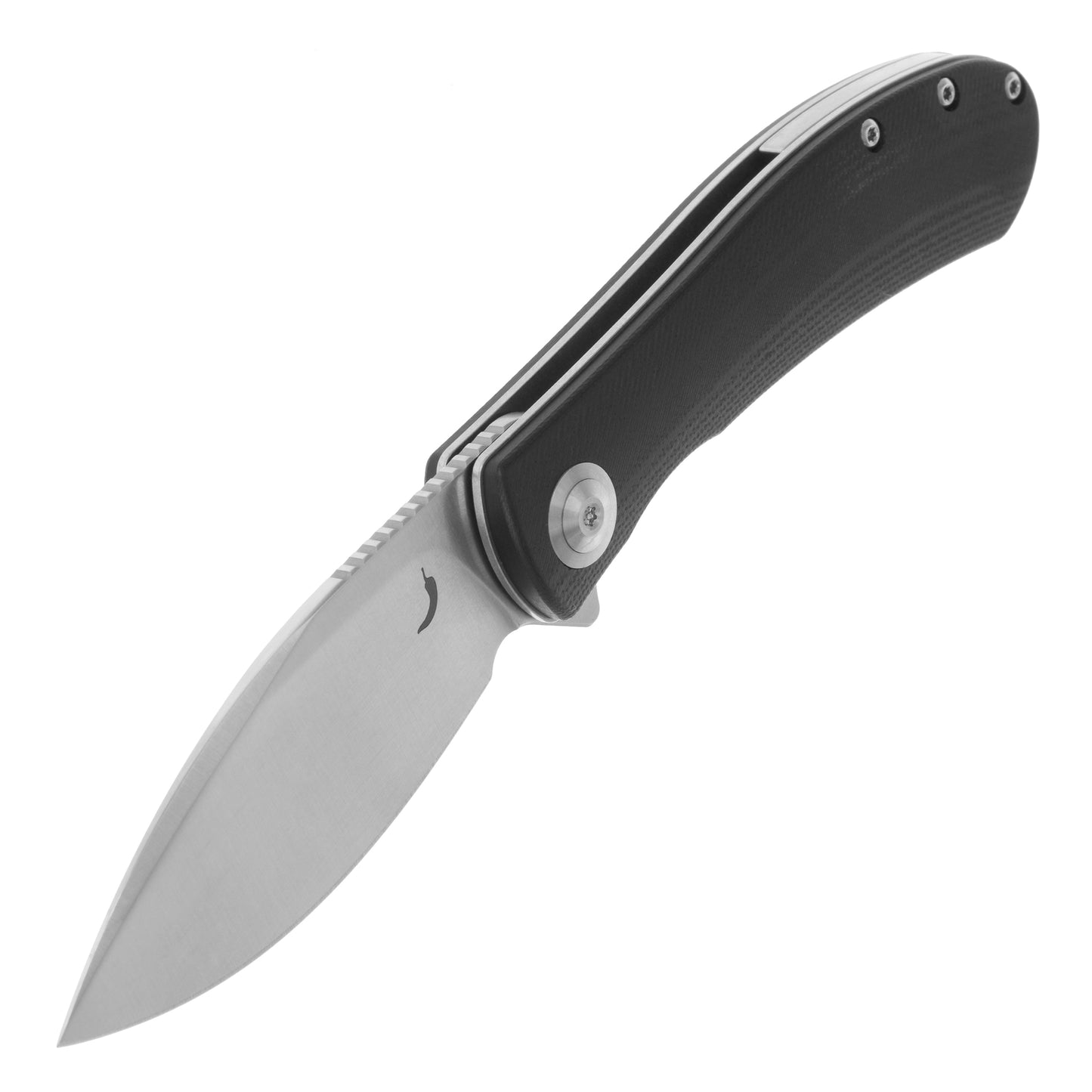 Nóż składany Trollsky Knives Mandu EVO Satin 14C28N/Black G10