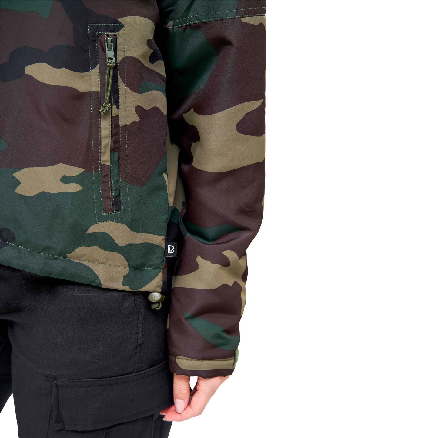 Kurtka damska Brandit Windbreaker Frontzip - Woodland