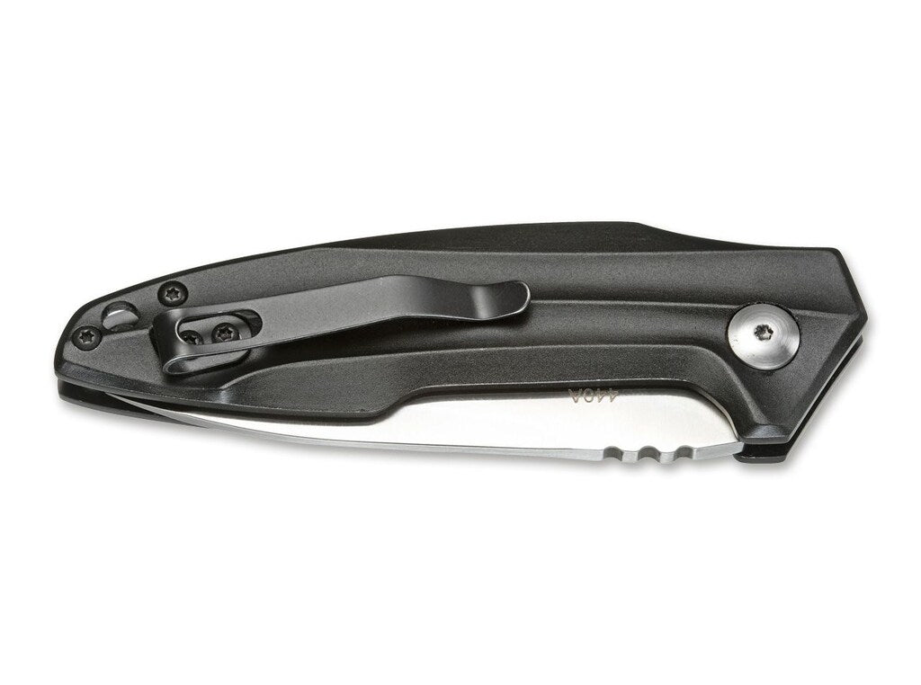 Nóż sprężynowy Boker Magnum Final Flick Out Black Auto