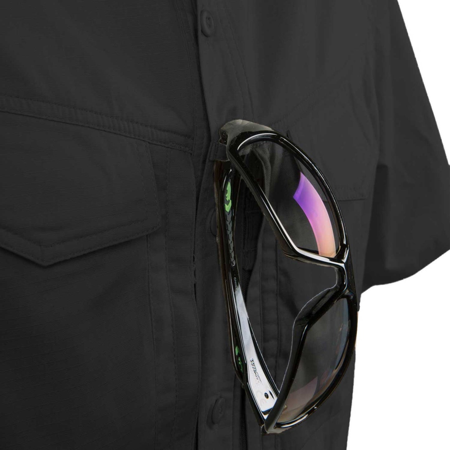 Koszula Helikon Defender Mk2 PolyCotton Ripstop Short Sleeve - Black