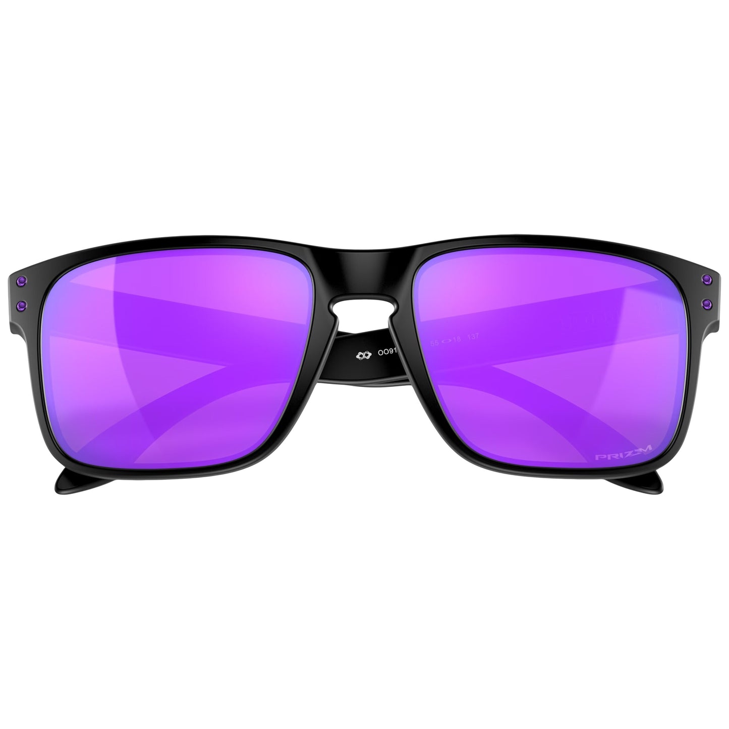 Okulary przeciwsłoneczne Oakley Holbrook - Matte Black Frame/Prizm Violet Lenses