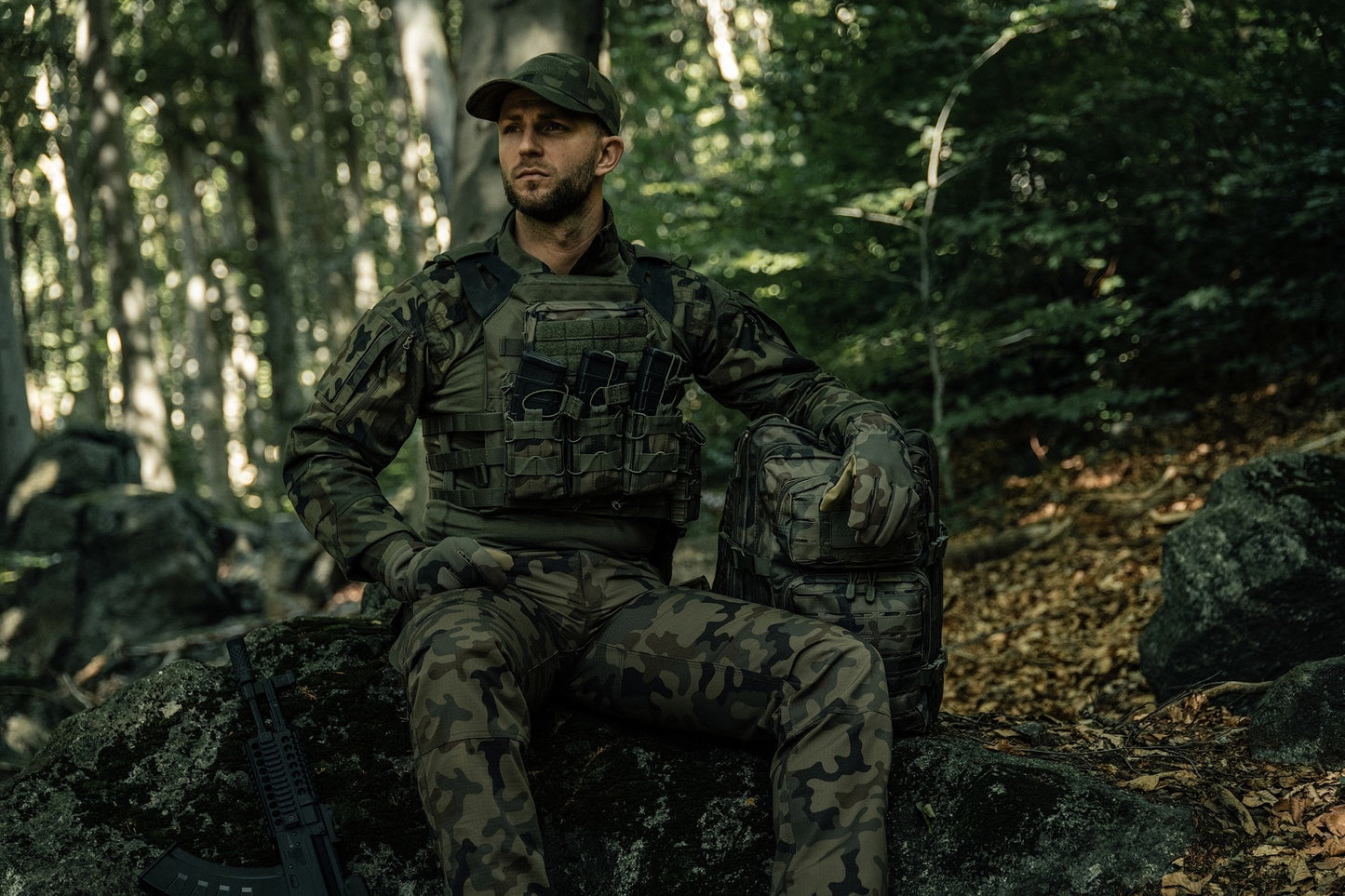 Kieszeń Cargo Mil-Tec Small - wz.93 Pantera PL Woodland