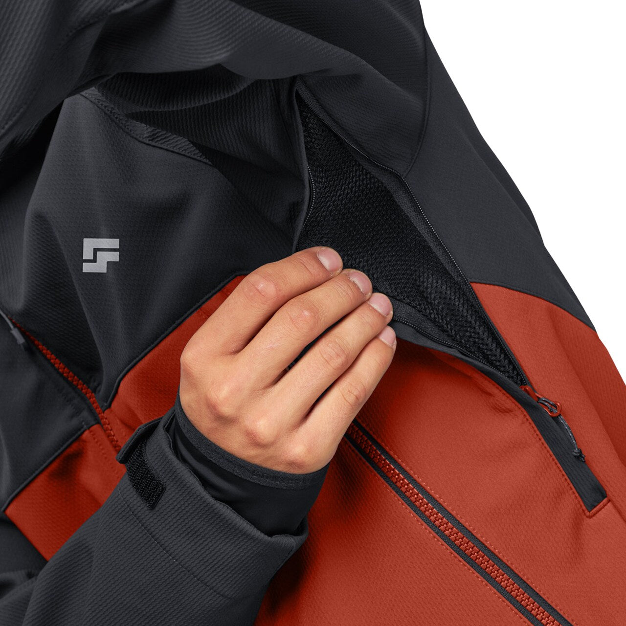 Kurtka Alpinus Softshell Pelat - Brick Red