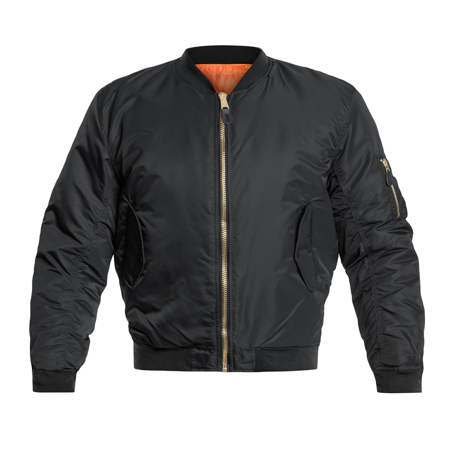 Kurtka MFH MA-1 US Flight Jacket - Black