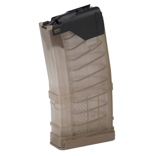 Magazynek 20 nabojowy Lancer L5AWM20 kal. 5,56 x 45 mm/.223 do karabinków AR15/M4/HK416 - Translucent Dark Earth