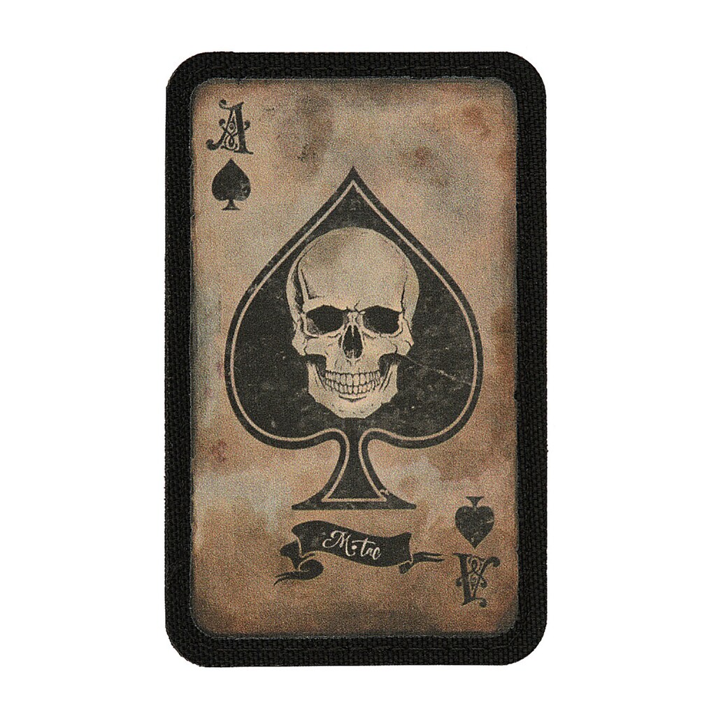 Naszywka M-Tac Ace Of Spades - Coyote/Black