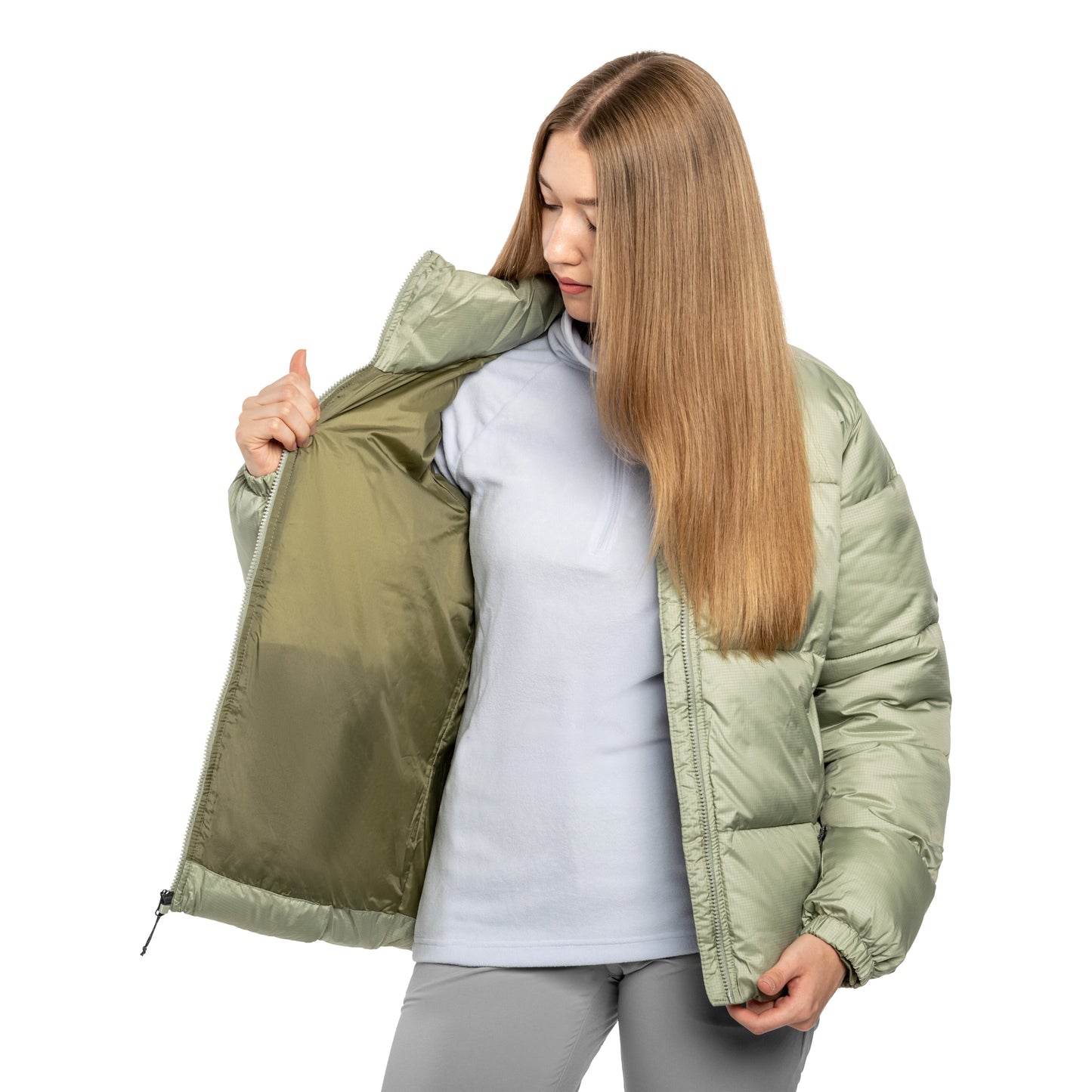 Kurtka damska Columbia Puffect II Full Zip Jacket - Safari