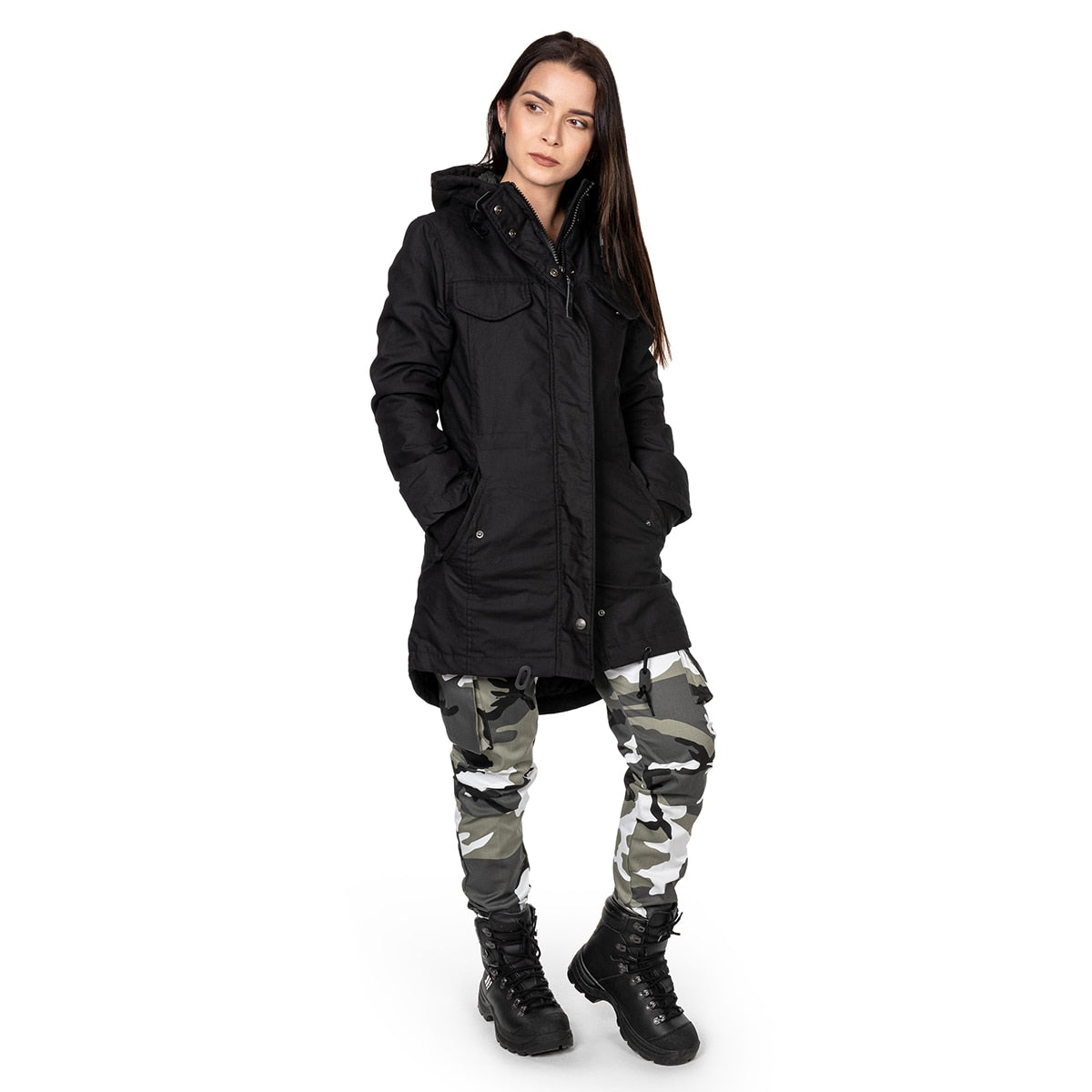 Kurtka damska Brandit Marsh Lake Parka - Black