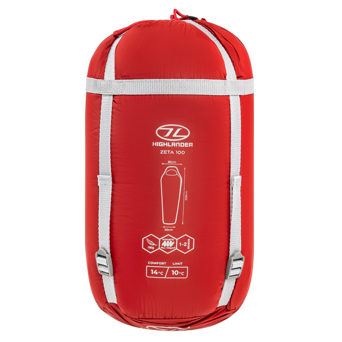 Śpiwór Highlander Outdoor Zeta 100 - Scarlet Red